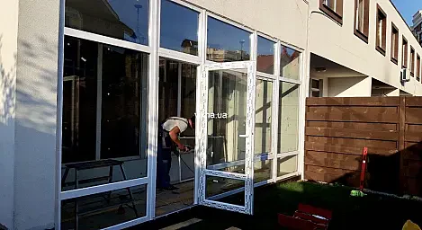 Скління веранди вікнами WDS