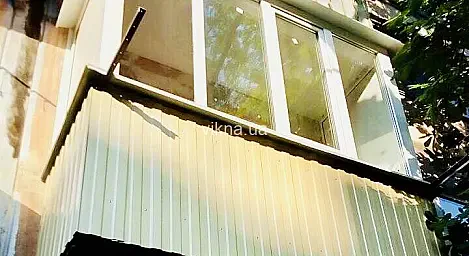 Скління балкона вікнами OPEN TECK De-lux - головне фото