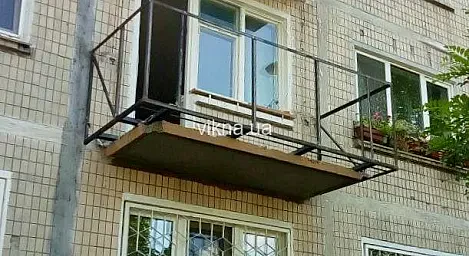 Винесення балкону від плити - головне фото