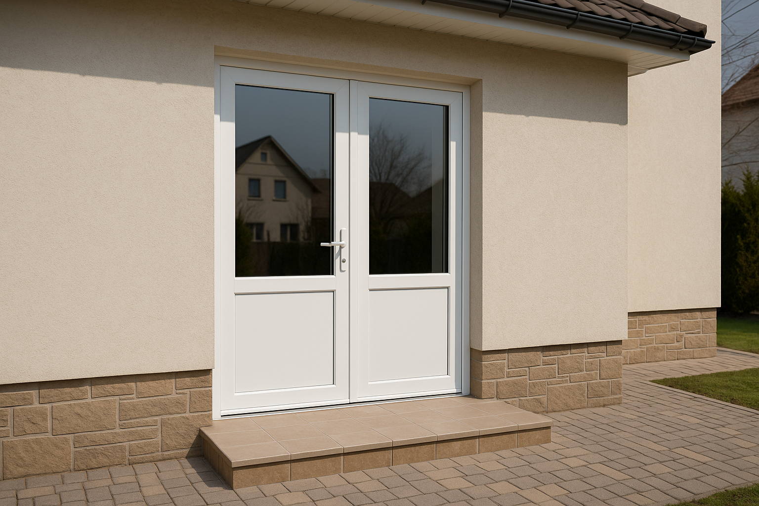 Вхідні пластикові двері