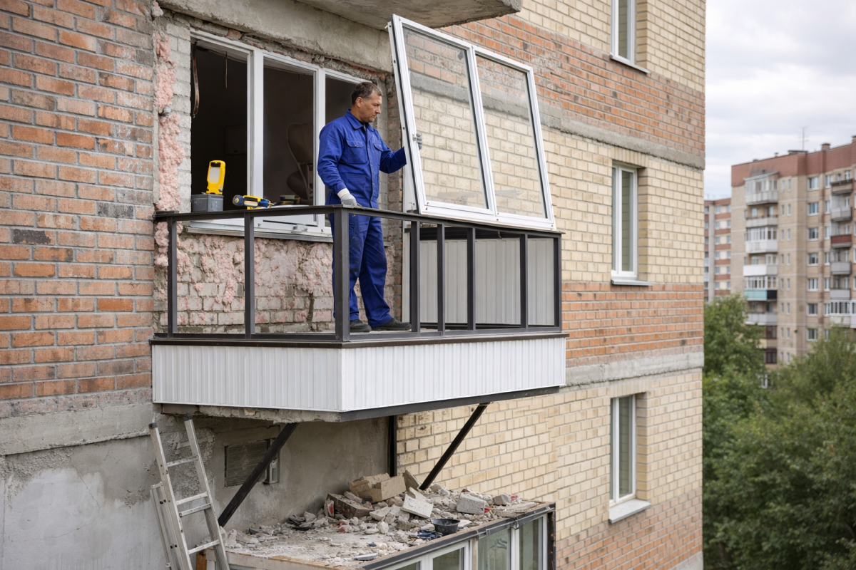 Розширення балкону