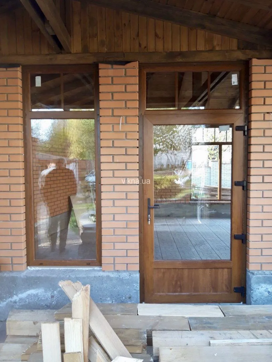 Раздвижные алюминиевые двери для веранды и террасы